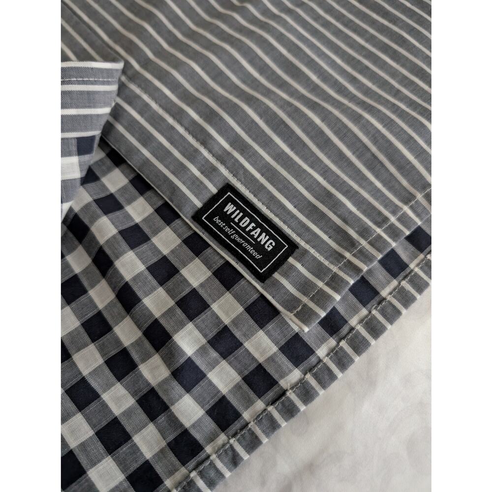 Nwt Wildfang The Essential Long Sleeve Oversized Wrap Button Up - Picture 6 of 10